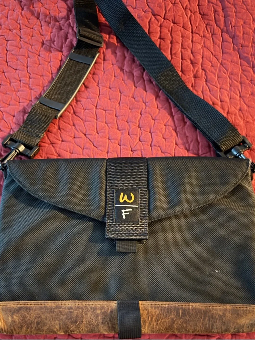 Waterfield/SF Bags Laptop Bag with Brown Leather Trim